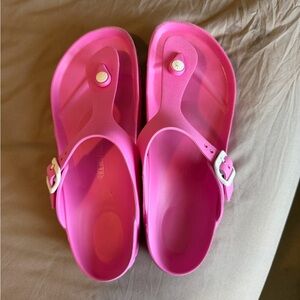Pink Sandals with Buckle Birkenstock